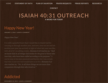 Tablet Screenshot of isaiah4031outreach.com